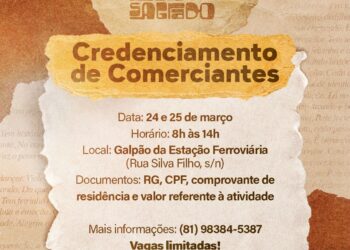 Secretaria da Fazenda de Caruaru abre credenciamento de comerciantes para o Caruaru Lugar Sagrado 2026