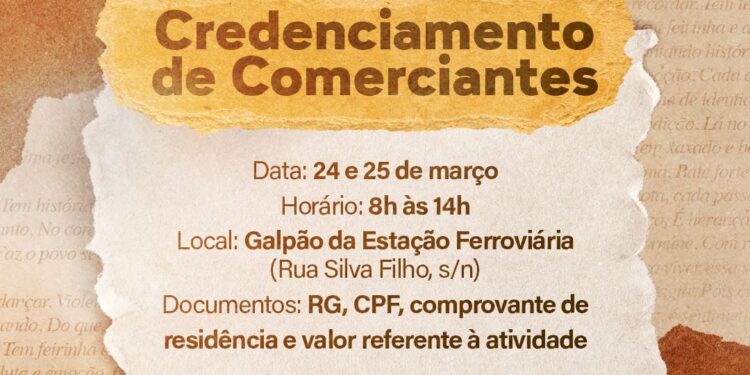 Secretaria da Fazenda de Caruaru abre credenciamento de comerciantes para o Caruaru Lugar Sagrado 2026