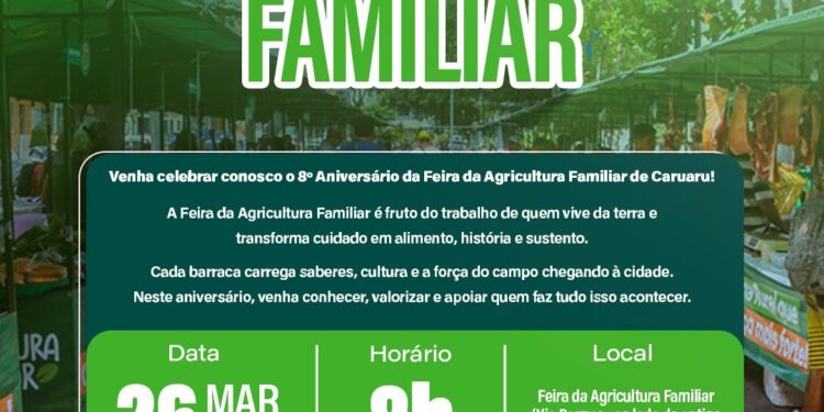 Feira da Agricultura Familiar de Caruaru completa 8 anos com programação especial nesta quinta (26)