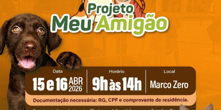 Meu Amigão – Feira de adoção de pet, realizada pela Prefeitura de Caruaru, acontece no Marco Zero, a partir desta quarta (15)
