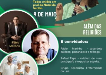 Centro Espírita Irmã Gertrudes realiza evento “Além das Religiões”, com Maira Rocha