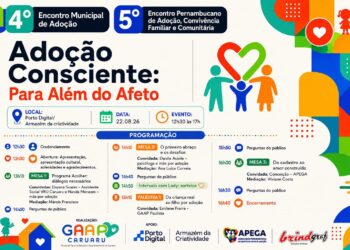 Caruaru recebe encontros sobre adoção com programação voltada à convivência familiar e comunitária